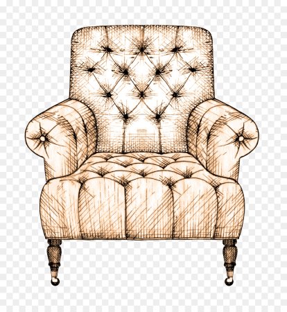 Наброски кресла