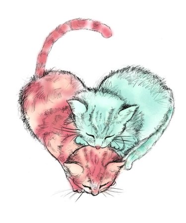 Кот арт