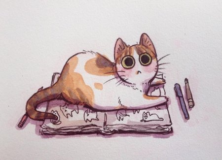Котенок арт