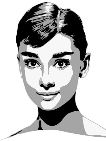 Одри Хепберн портрет