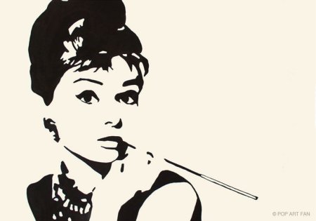 Одри Хепберн вектор