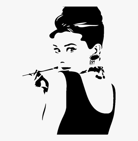 Одри Хепберн силуэт