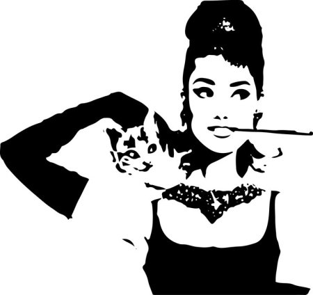 Одри Хепберн вектор