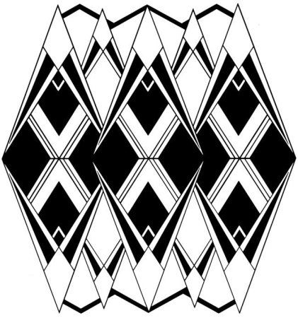 Геометрический орнамент в стиле арт деко