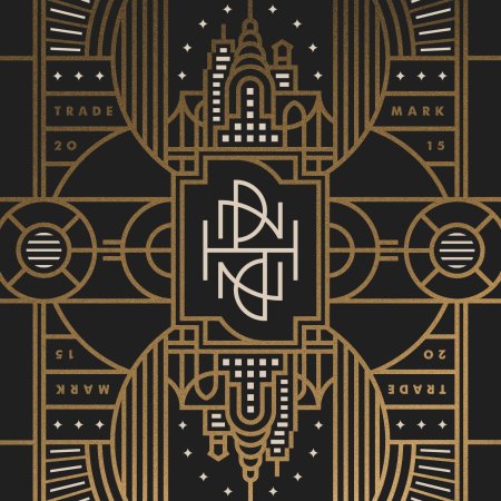 Типографика в стиле арт деко