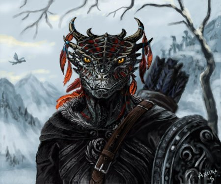 Аргонианин the Elder Scrolls Skyrim