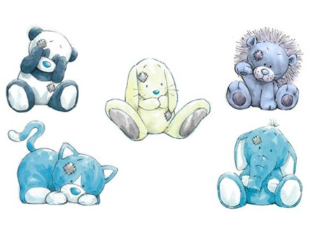 Рисунки в стиле Тедди
