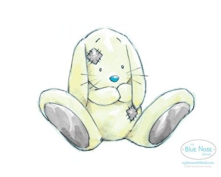 Плюшевый заяц рисунок