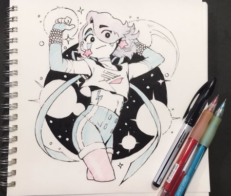 Стили рисования людей в скетчбуке