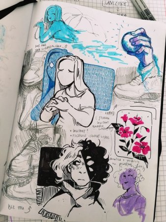 Страницы из скетчбука