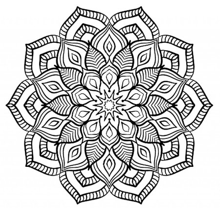 Восьмилепестковая Мандала