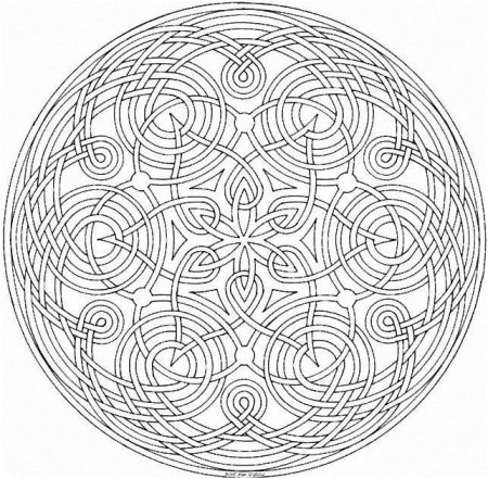 Сложный геометрический орнамент