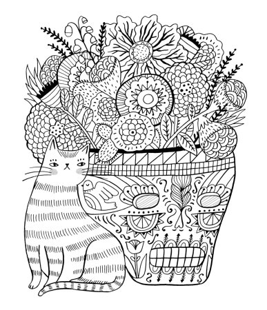 Раскраски антистресс кактусы