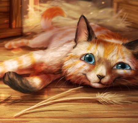 Рыжий кот фэнтези