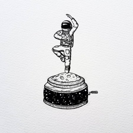 Музыкальная шкатулка иллюстрация