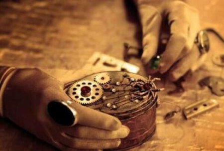 Старинная музыкальная шкатулка арт