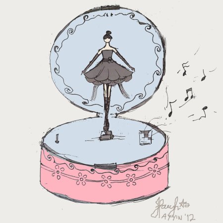 Нарисовать музыкальную шкатулку