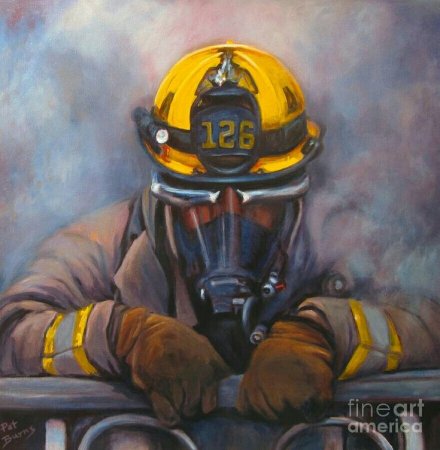 Пожарные в живописи