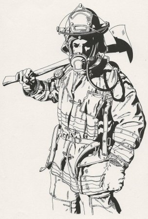 Пожарный эскиз