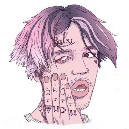 Лил пип рисунок