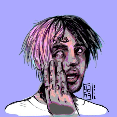 Лил пип портрет