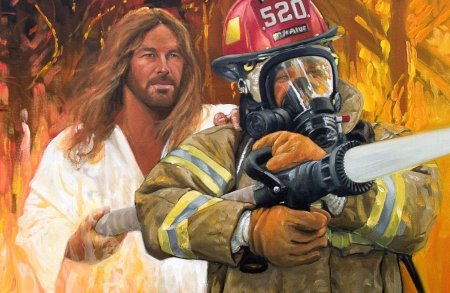 Картины про пожарных