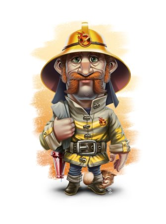 Смешной пожарник