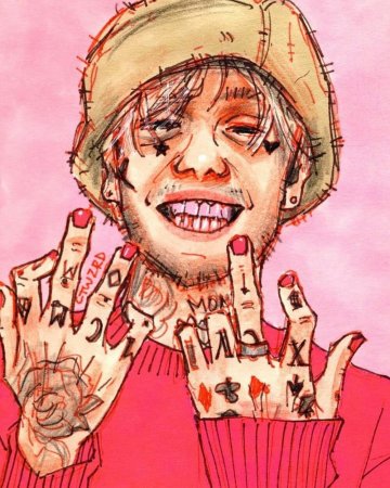 Лил пип арты