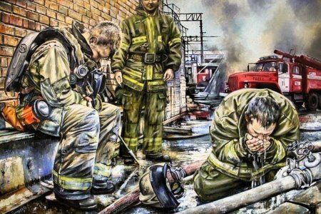 Картины про пожарных