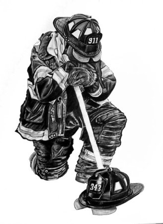 Пожарный топор арт