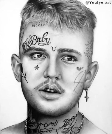 Lil Peep портрет