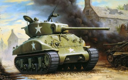 Арт танка м4 Шерман