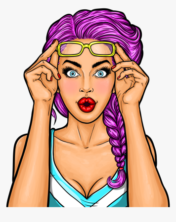 Поп арт девочка