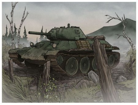 Рисование войны танки