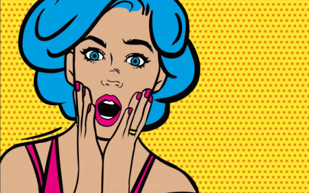 Поп арт иллюстрации