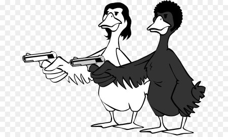 Гусь мультяшный