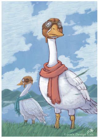 Гусыня иллюстрация