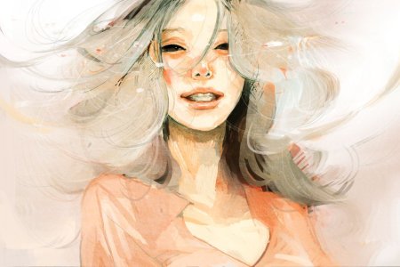 Девушка арт