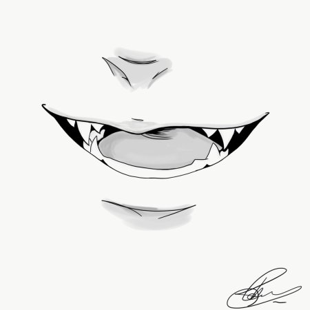 Аниме девушка улыбается