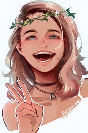 Нарисованный рот