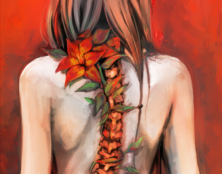 Цветы внутри человека