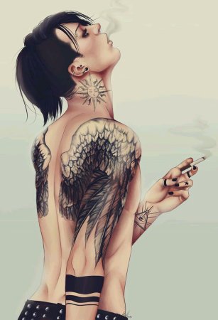 Девушка киборг