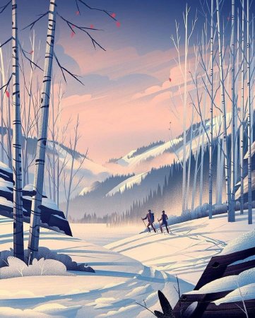 Стилизованный пейзаж