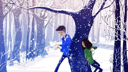 Иллюстрации Паскаля Кэмпиона зима