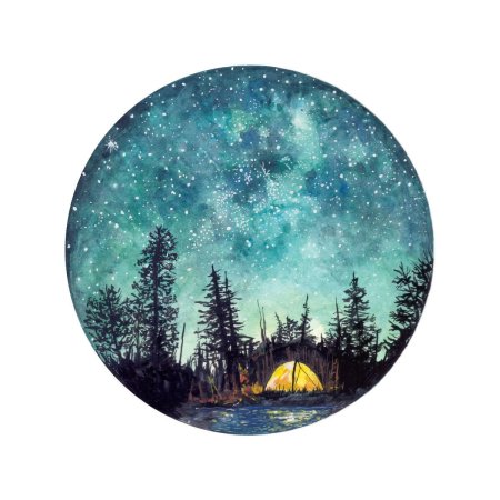 Пейзаж в круге