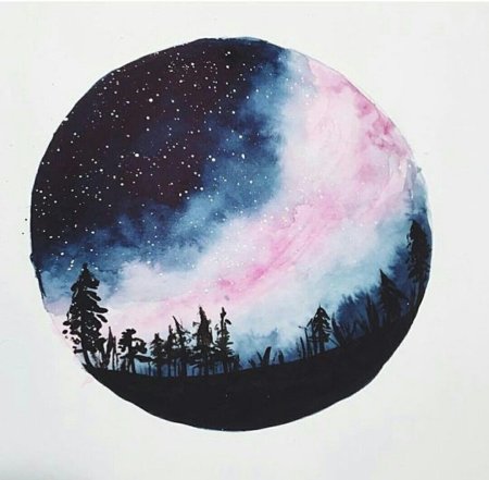 Пейзаж в круге