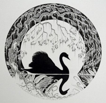 Стилизованное животное в круге