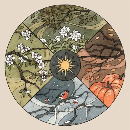 Времена года стилизация