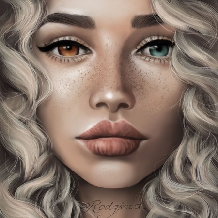 Реалистичные арты девушек