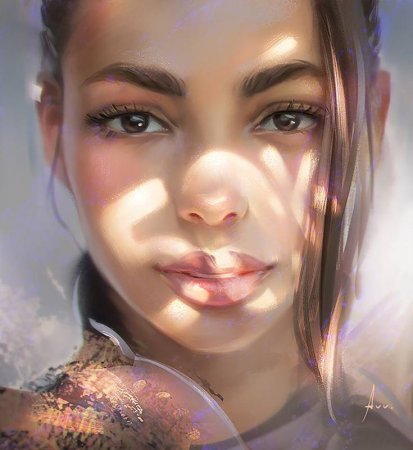 Девушка рисунок